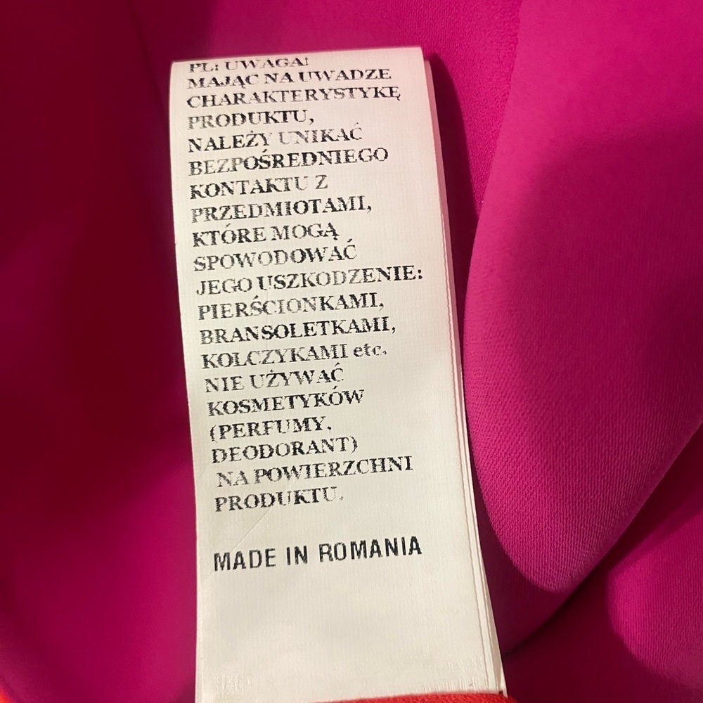 NISSA Vibrant Pink and Red Women's Jacket With Fringes - Picture 9 of 16